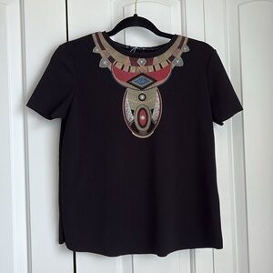 Zara short sleeve black tshirt